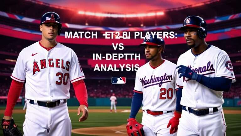 Los Angeles Angels vs Washington Nationals match player stats