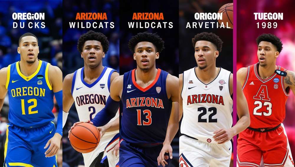 Oregon Ducks Men’s Basketball vs Arizona Wildcats Men’s Basketball Timeline