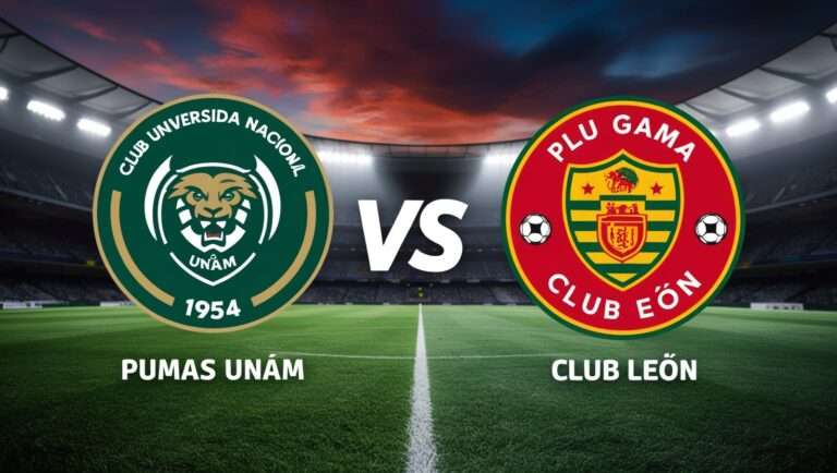 Pumas UNAM vs Club León Timeline