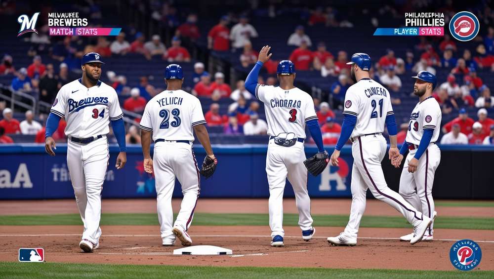 Milwaukee Brewers vs Phillies match Player Stats