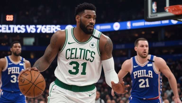 Celtics vs 76ers Match Player Stats