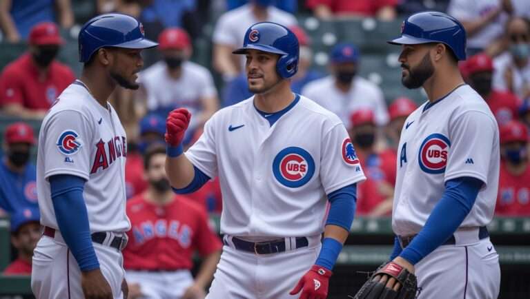 Los Angeles Angels vs Chicago Cubs Match Player Stats