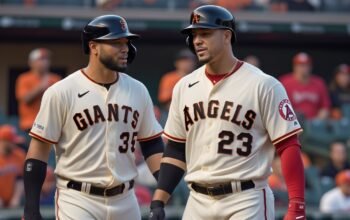 San Francisco Giants vs Los Angeles Angels Match Player Stats