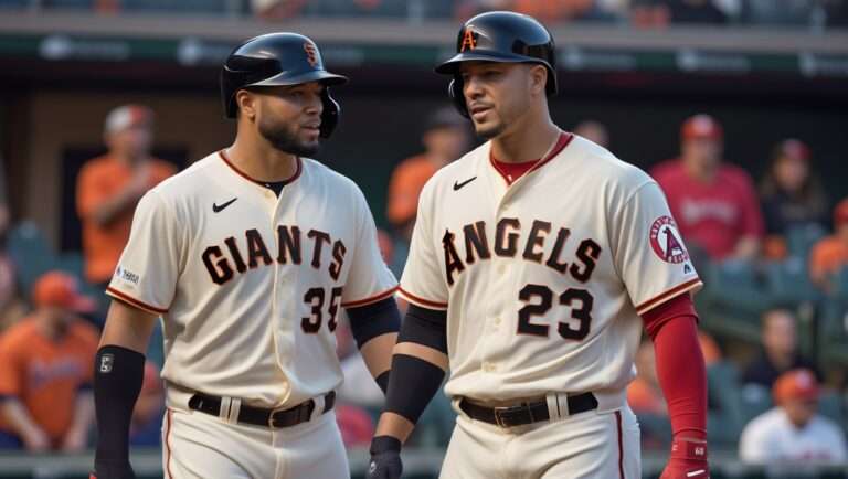 San Francisco Giants vs Los Angeles Angels Match Player Stats