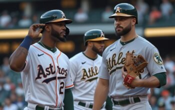 Houston Astros vs Oakland Athletics Match Player Stats