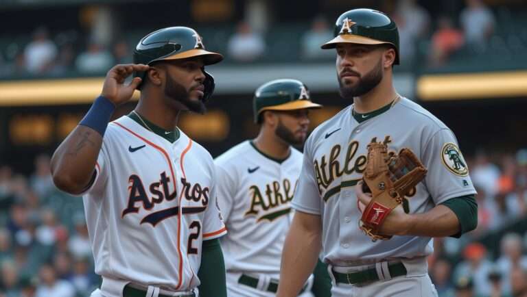 Houston Astros vs Oakland Athletics Match Player Stats