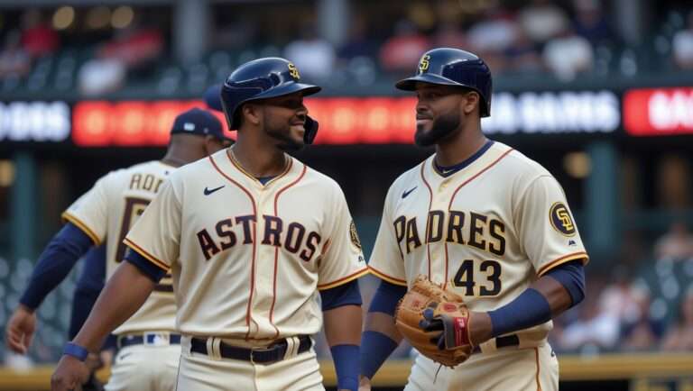 Houston Astros vs Padres Match Player Stats