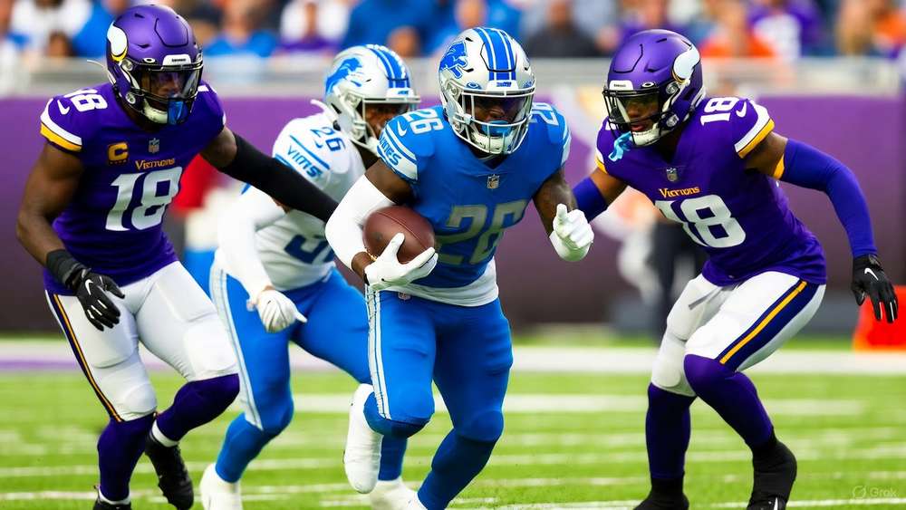 Minnesota Vikings vs Detroit Lions match player stats