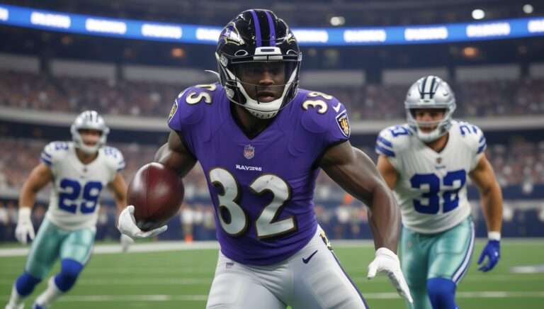 Baltimore Ravens vs Dallas Cowboys Player Stats