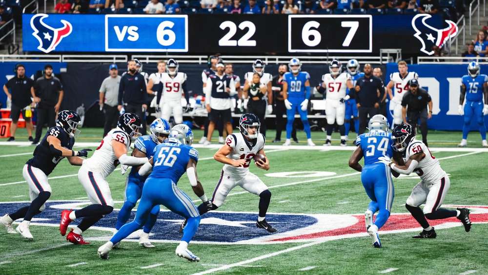 Detroit Lions vs Houston Texans Match Player Stats