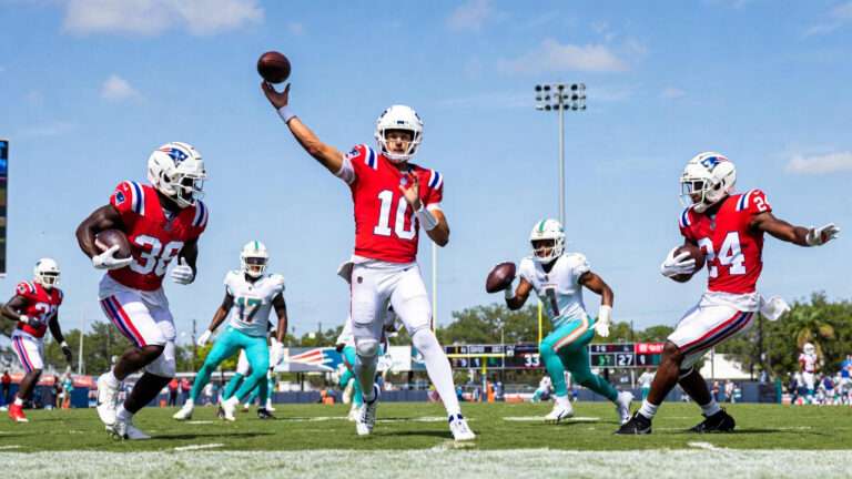 new england patriots vs miami dolphins match player stats