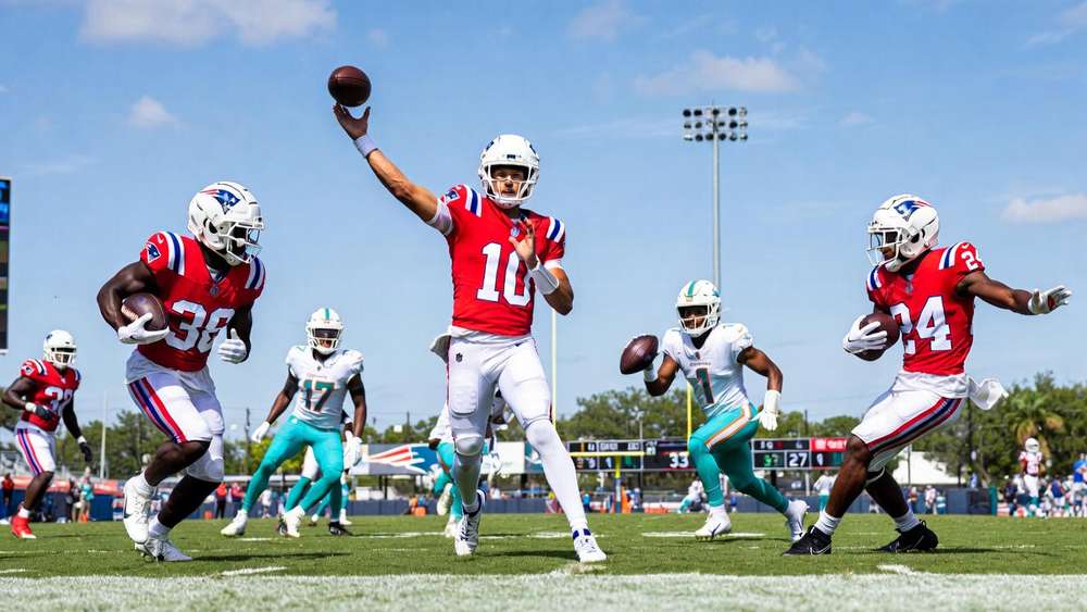 new england patriots vs miami dolphins match player stats