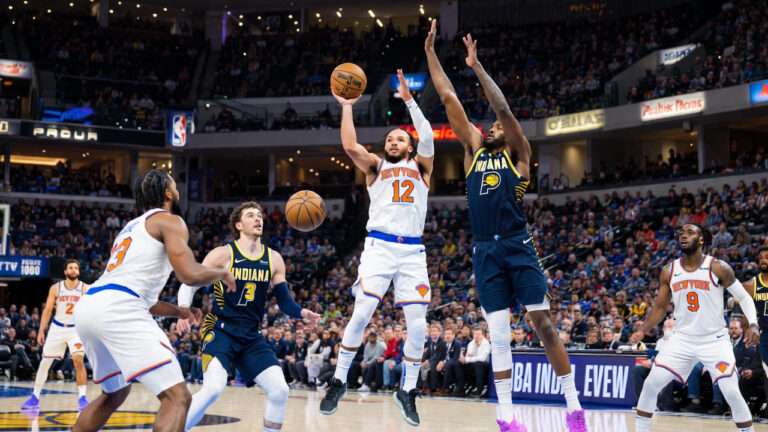 knicks vs pacers match player stats